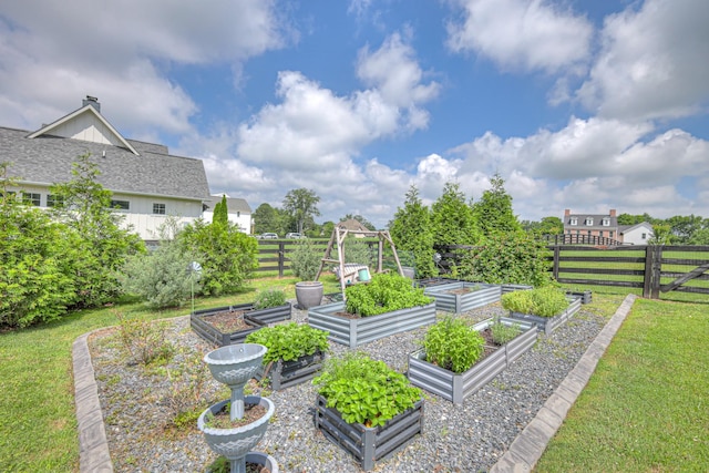 2117 Southern Preserve Ln, Franklin, TN 37064 - fenced yard with a garden