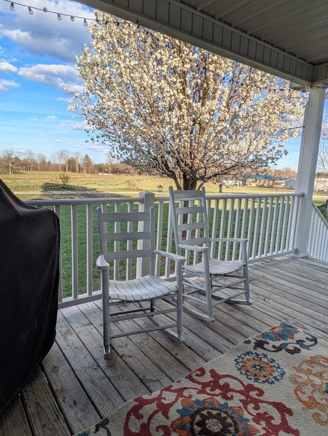 4250 Standing Rock Rd, Jamestown, TN 38556 - wooden deck featuring grilling area