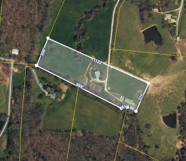 4250 Standing Rock Rd, Jamestown, TN 38556 - map / location with property parcel outlined