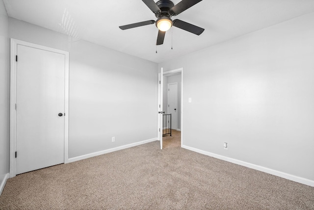 361 Peabody Dr, Clarksville, TN 37042 - unfurnished bedroom with carpet flooring and ceiling fan