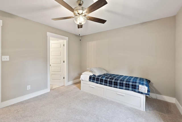 3650 Riggins Rd, Cumberland Furnace, TN 37051 - bedroom featuring carpet, baseboards, and ceiling fan