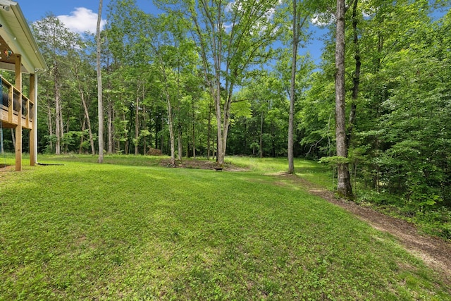 3650 Riggins Rd, Cumberland Furnace, TN 37051 - view of grassy yard featuring a view of trees