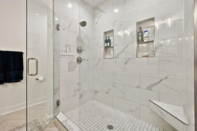 3650 Riggins Rd, Cumberland Furnace, TN 37051 - bathroom featuring a shower stall