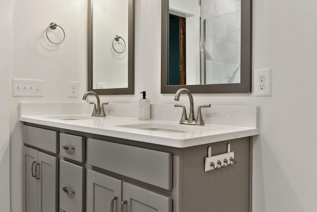 3650 Riggins Rd, Cumberland Furnace, TN 37051 - bathroom featuring double vanity