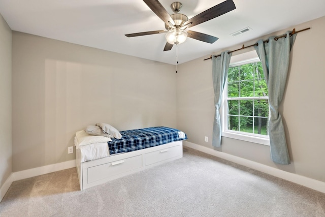3650 Riggins Rd, Cumberland Furnace, TN 37051 - bedroom featuring carpet flooring, baseboards, and ceiling fan