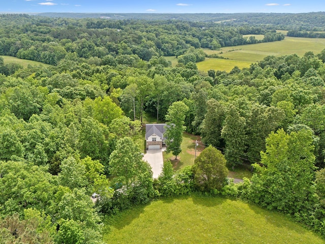 3650 Riggins Rd, Cumberland Furnace, TN 37051 - aerial view of a heavily wooded area