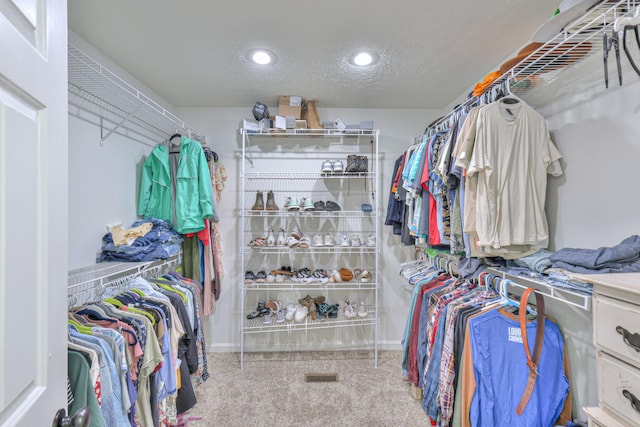 1713 Hollow Oak Dr, Lebanon, TN 37087 - walk in closet with carpet flooring