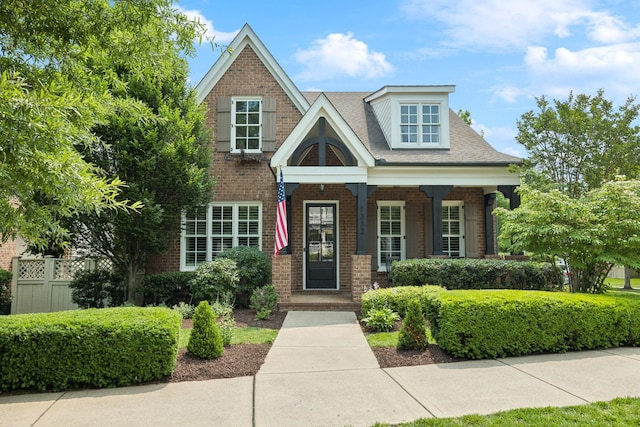1332 Jewell Ave, Franklin, TN 37064 - view of front of home featuring brick siding and covered porch