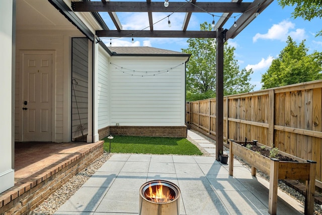 1332 Jewell Ave, Franklin, TN 37064 - fenced backyard with a patio and a pergola