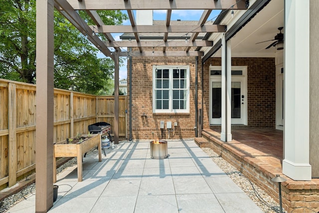 1332 Jewell Ave, Franklin, TN 37064 - view of patio featuring a pergola