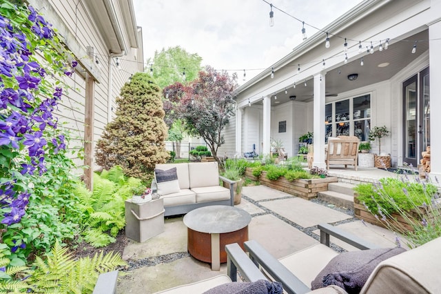 134 Fitzgerald St, Franklin, TN 37064 - view of patio featuring an outdoor hangout area