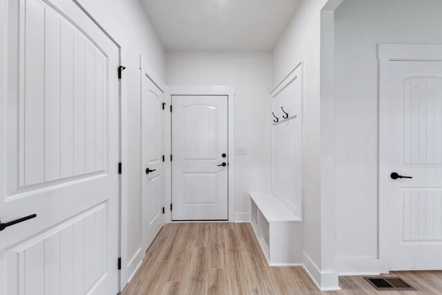 338 Dugout Rd, Summertown, TN 38483 - mudroom with light wood-style flooring and baseboards