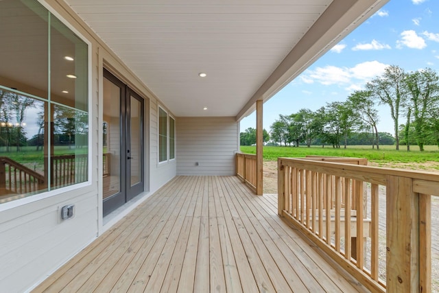 338 Dugout Rd, Summertown, TN 38483 - view of wooden terrace