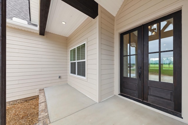 338 Dugout Rd, Summertown, TN 38483 - doorway to property with french doors and a patio