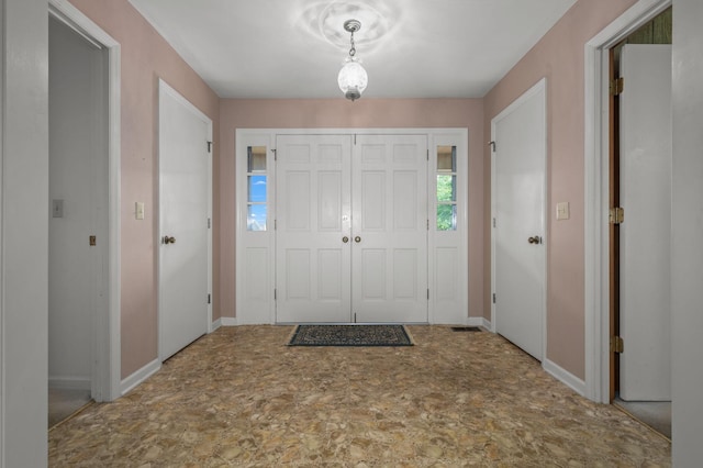 2715 Clearview Ct, Murfreesboro, TN 37129 - foyer entrance featuring stone finish flooring and baseboards
