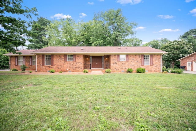 2715 Clearview Ct, Murfreesboro, TN 37129 - single story home with a front yard and brick siding