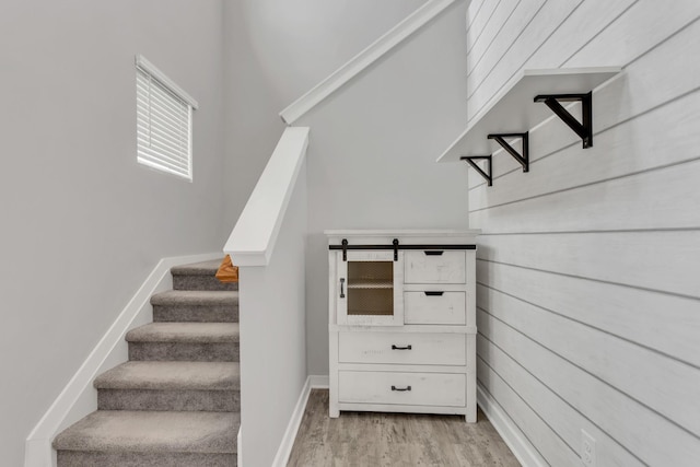 129 Southwind Run, Spring Hill, TN 37174 - stairs with wood finished floors and baseboards