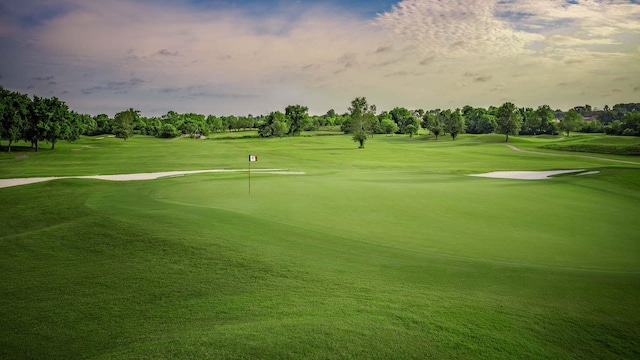 129 Southwind Run, Spring Hill, TN 37174 - view of community featuring view of golf course, view of scattered trees, an area to practice putting, and a lawn
