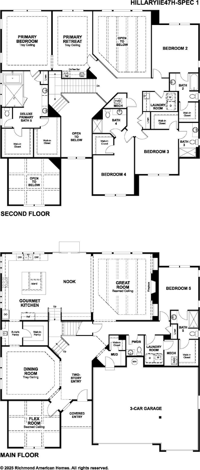 5952 Hunt Valley Dr, Spring Hill, TN 37174 - home floor plan