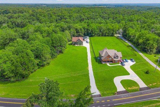 1415 Southside Rd, Southside, TN 37171 - drone / aerial view of a heavily wooded area