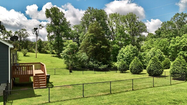 110 Saw Mill Rd, Dickson, TN 37055 - view of yard with a deck