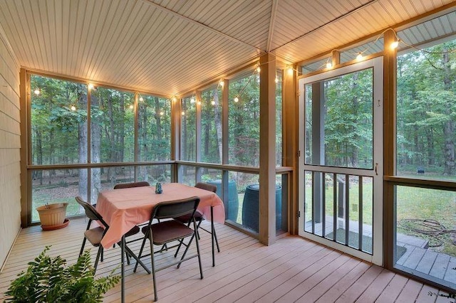 891 Deepwoods Rd, Sewanee, TN 37375 - sunroom / solarium with outdoor dining space and healthy amount of natural light
