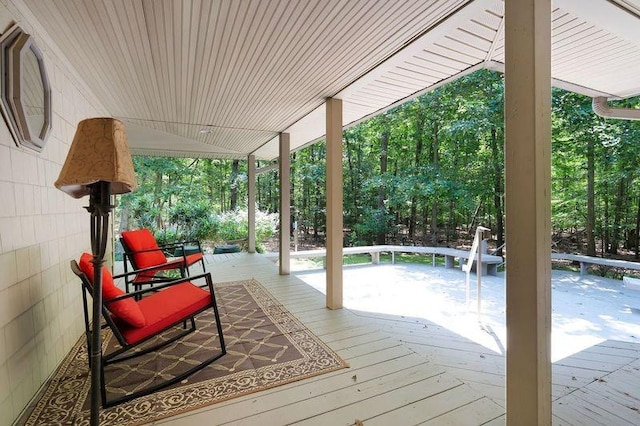 891 Deepwoods Rd, Sewanee, TN 37375 - view of wooden deck