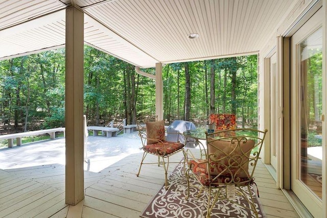 891 Deepwoods Rd, Sewanee, TN 37375 - wooden deck featuring area for grilling