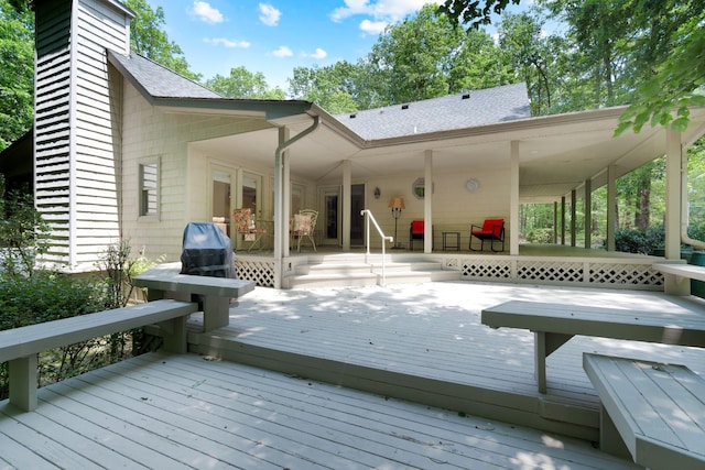 891 Deepwoods Rd, Sewanee, TN 37375 - view of wooden deck