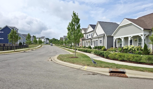 7131 Frances St, Fairview, TN 37062 - view of asphalt street featuring sidewalks, a residential view, and curbs