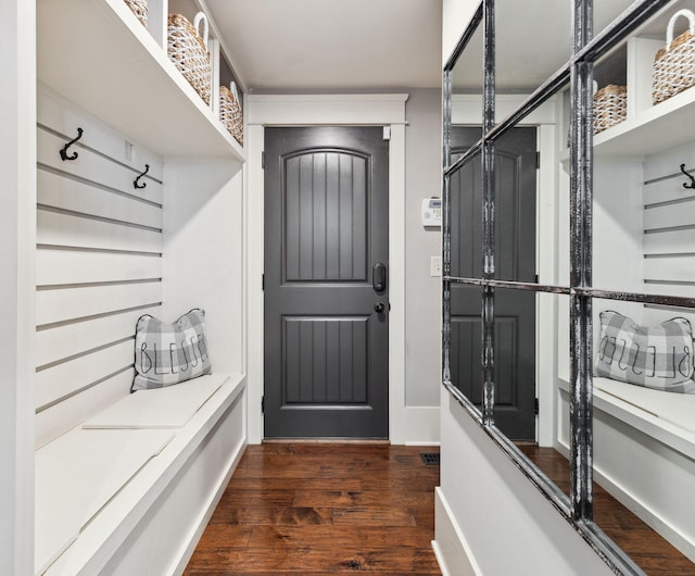 9201 Dutch Belted Ct, Nolensville, TN 37135 - mudroom with dark wood-style flooring and baseboards