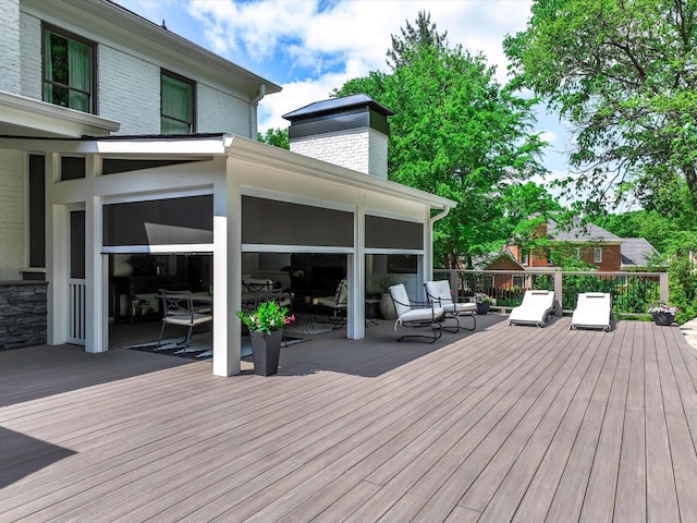 1004 Jones Pkwy, Brentwood, TN 37027 - view of wooden terrace