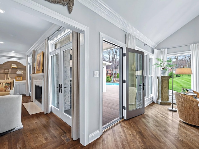 1004 Jones Pkwy, Brentwood, TN 37027 - sunroom / solarium featuring french doors and vaulted ceiling