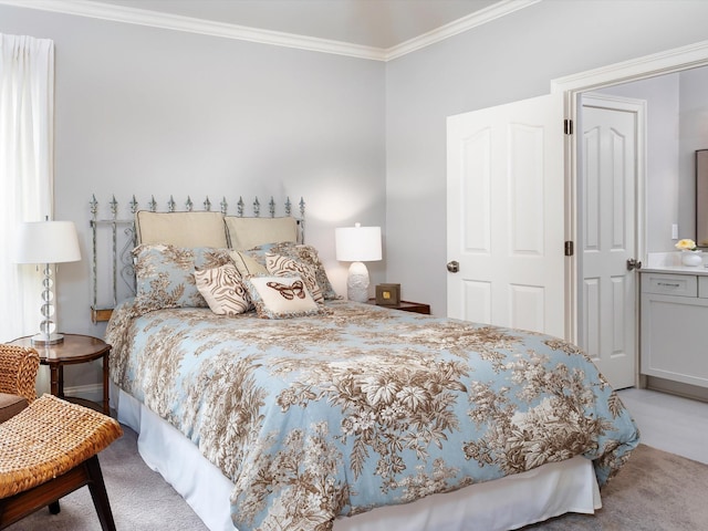 1004 Jones Pkwy, Brentwood, TN 37027 - bedroom featuring crown molding and carpet