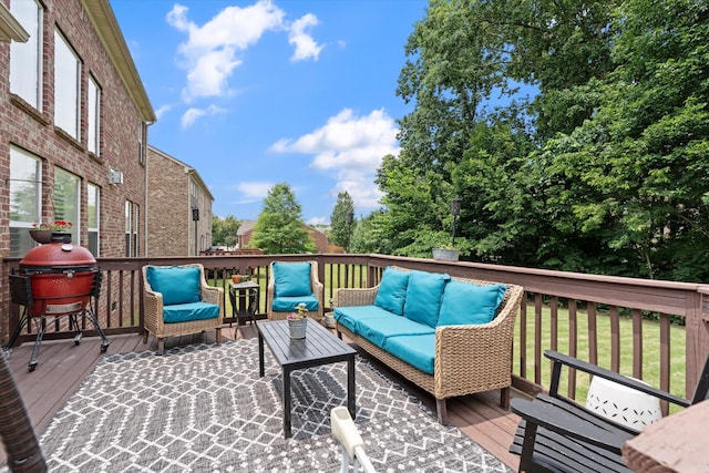 736 Arbor Springs Dr, Mount Juliet, TN 37122 - wooden terrace with an outdoor hangout area
