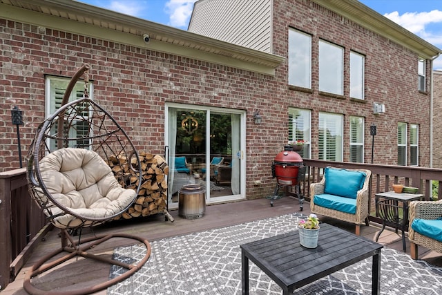 736 Arbor Springs Dr, Mount Juliet, TN 37122 - wooden terrace featuring an outdoor hangout area