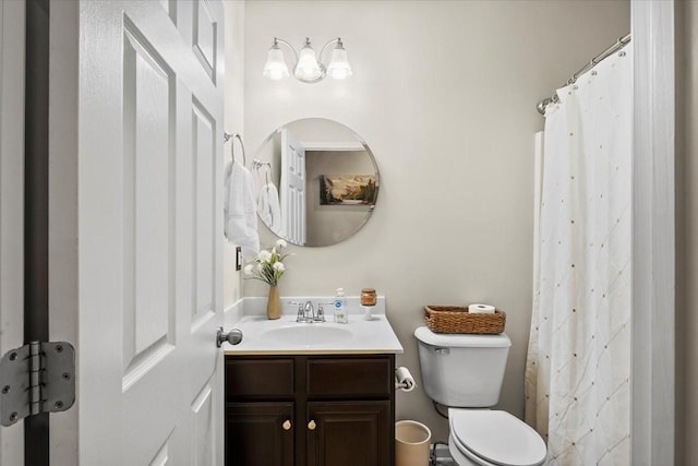 2740 Alvin Sperry Pass, Mount Juliet, TN 37122 - full bathroom featuring vanity, toilet, and a shower with shower curtain