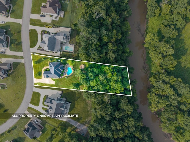 982 Red Bluff Way, Adams, TN 37010 - aerial view of residential area with property boundaries highlighted