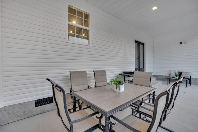 1270 Post Oak Rd, Belvidere, TN 37306 - view of patio with outdoor dining area