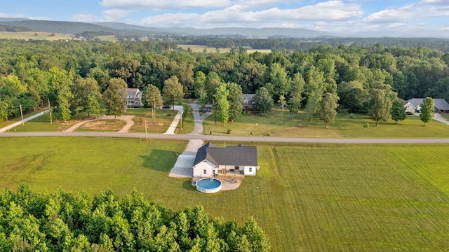 1270 Post Oak Rd, Belvidere, TN 37306 - overview of rural landscape with a mountain backdrop