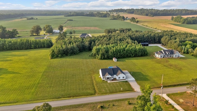 1270 Post Oak Rd, Belvidere, TN 37306 - overview of rural landscape featuring large plots for crops
