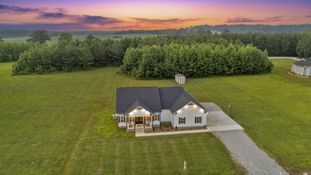 1270 Post Oak Rd, Belvidere, TN 37306 - overview of rural landscape