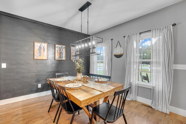 1270 Post Oak Rd, Belvidere, TN 37306 - dining area featuring plenty of natural light, a chandelier, baseboards, and light wood finished floors