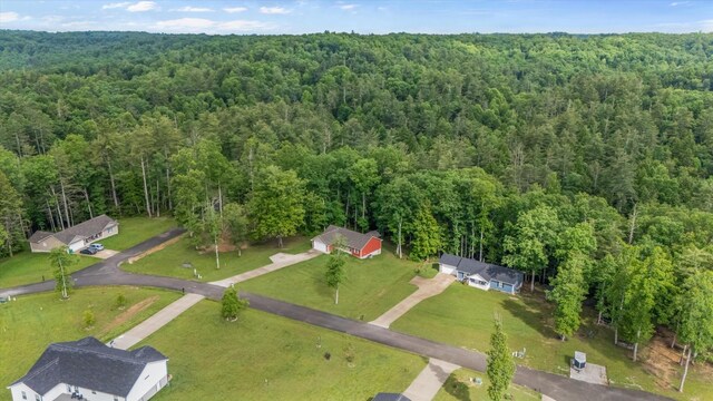 439 Ferry Bend Trl, Crossville, TN 38571 - aerial view of property and surrounding area with a forest