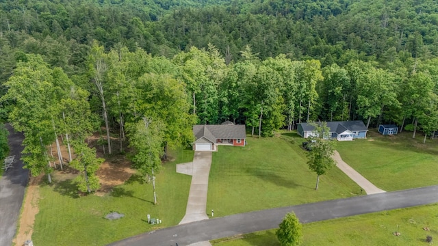 439 Ferry Bend Trl, Crossville, TN 38571 - view from above of property with a heavily wooded area