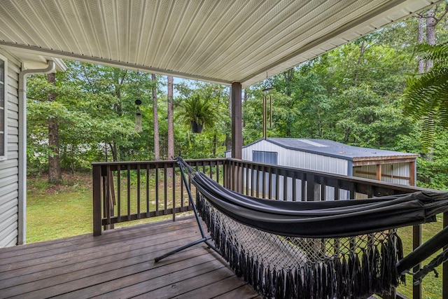 123 Hubbard St, Hohenwald, TN 38462 - view of deck