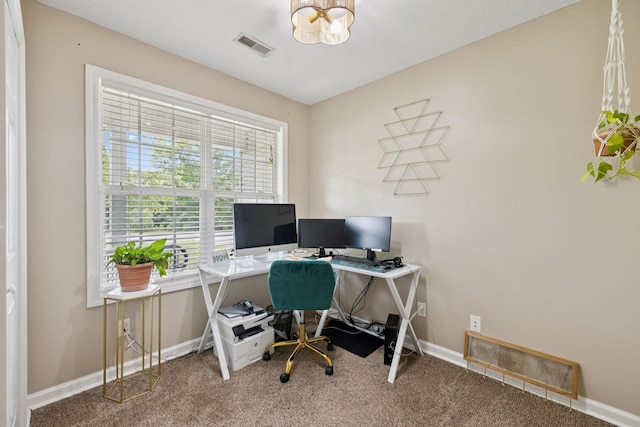 123 Hubbard St, Hohenwald, TN 38462 - carpeted office space with baseboards