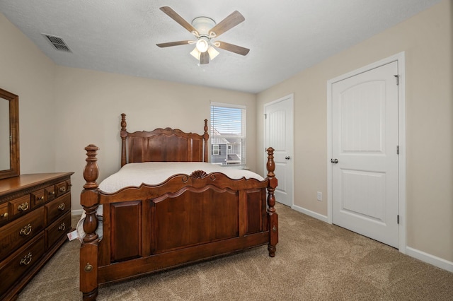 4713 Pompano Ln, Murfreesboro, TN 37128 - bedroom featuring light colored carpet and ceiling fan