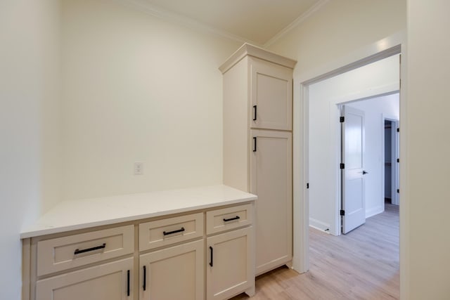 10 Henkle Dr, Loretto, TN 38469 - corridor featuring light wood-type flooring, crown molding, and baseboards