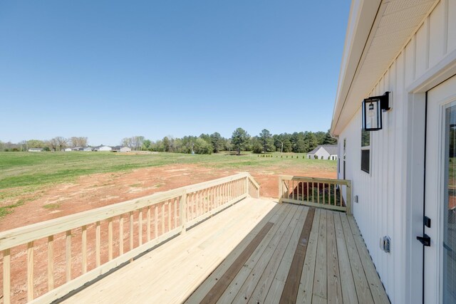 10 Henkle Dr, Loretto, TN 38469 - wooden terrace with a view of countryside